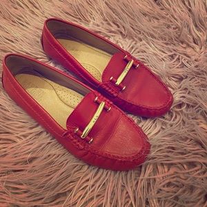 Red loafer